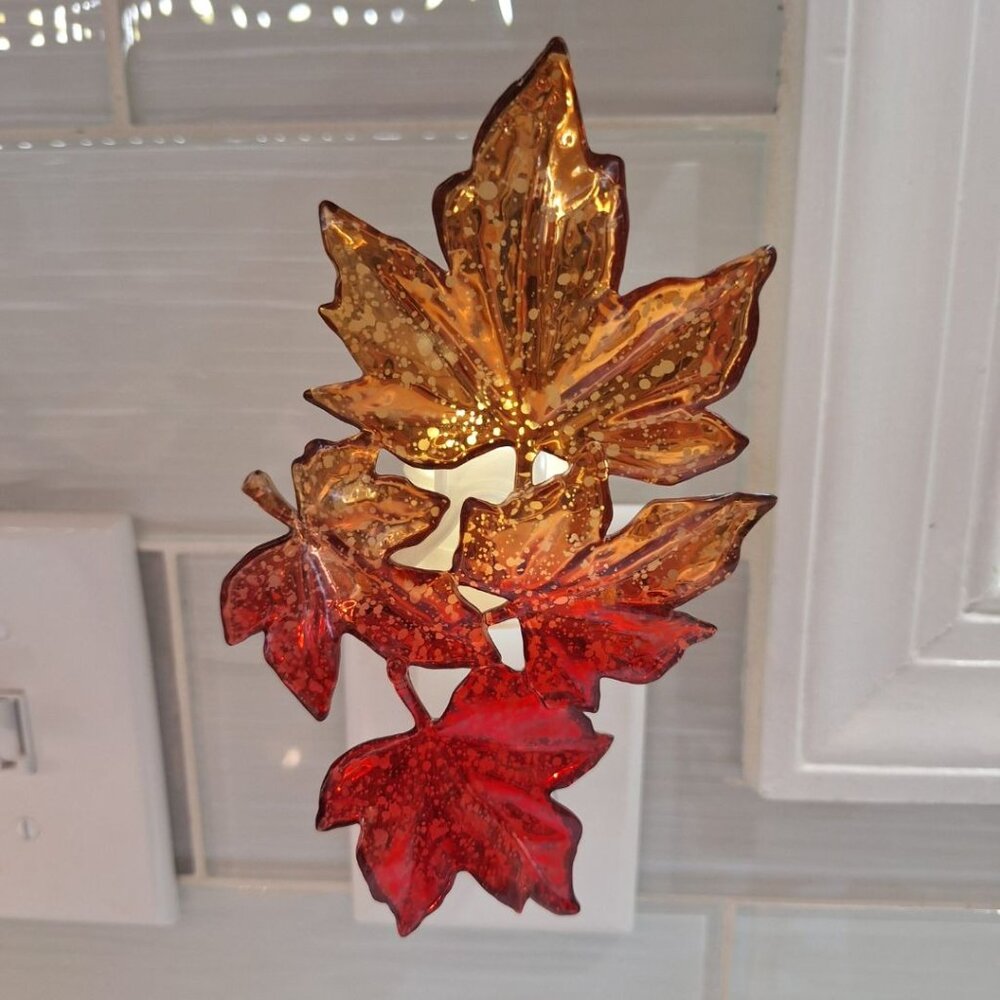 Bath Body Wallflower Plug Leaves Fall Maple Autumn Leaf Light Air Freshener